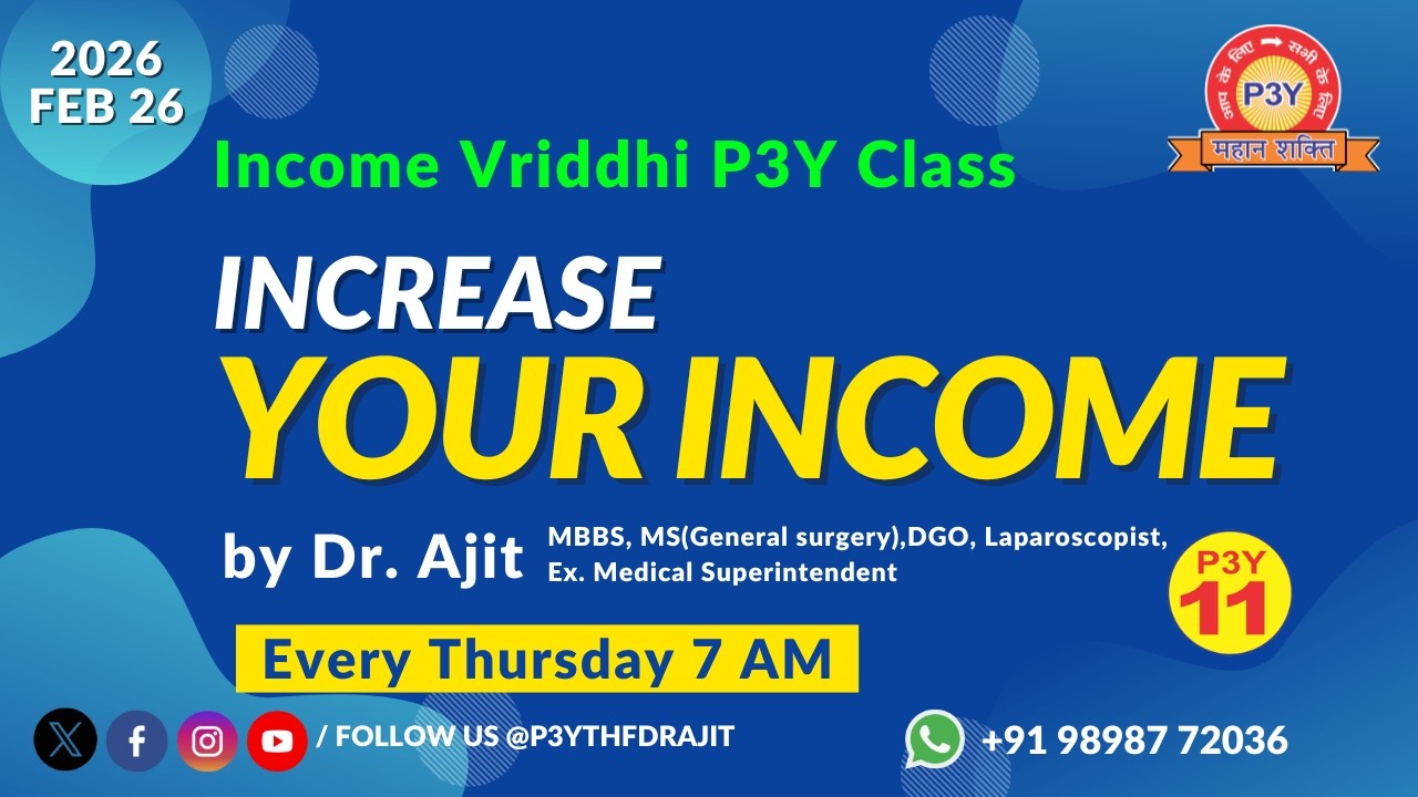 Income Vruddhi P3Y Class | 7 AM | 2026/02/26