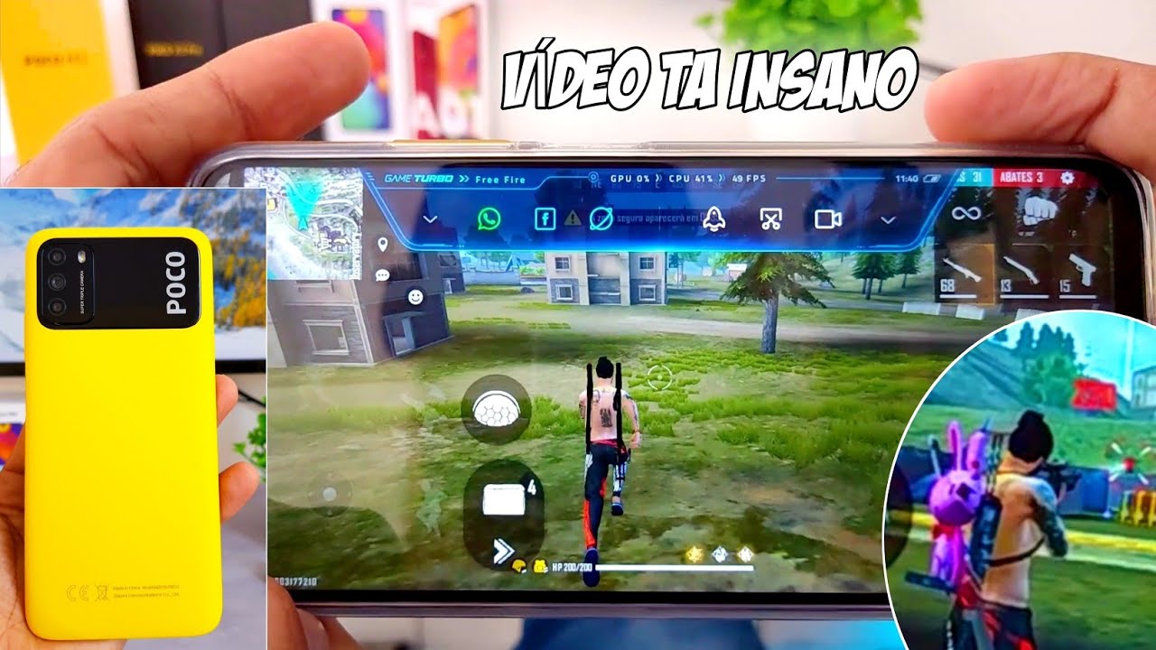 🟢Poco M3 4/128GB 6.000mAh | Free Fire Ultra