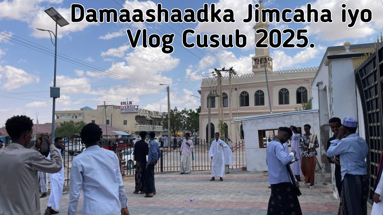 Daawo Jawiga jimcaha iyo damaashaadka dhalinta magaalada Laascaanood 😍 Vlog Cusub!