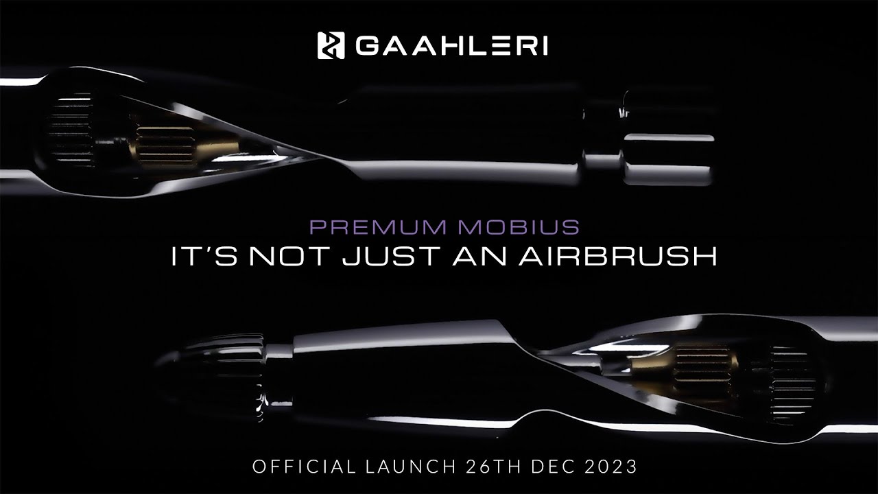 Launching the Future of Airbrush Art: Gaahleri Premium Series Airbrush Mobius