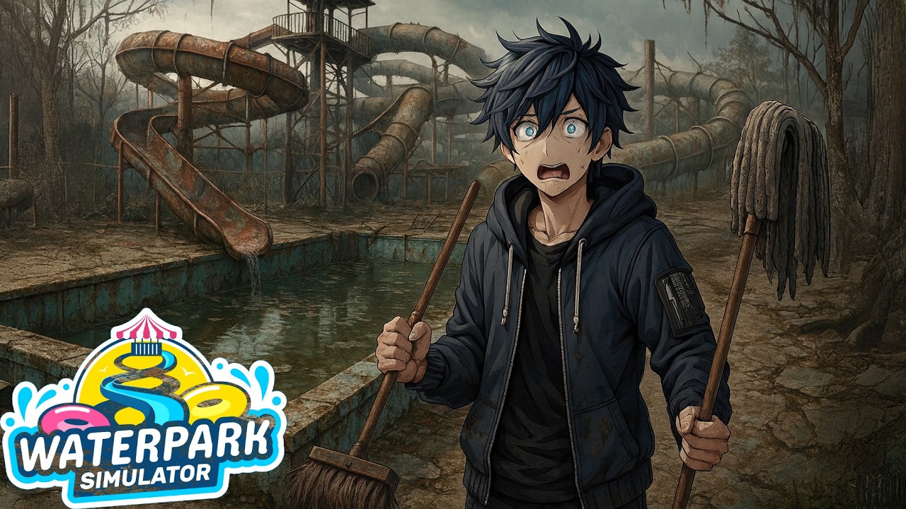 Who Let Me Expand The WaterPark?! (Bad Idea) Waterpark Simulator Chaos Continues (pt. 2)
