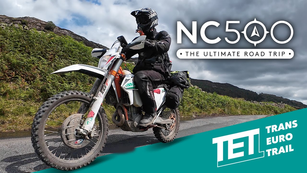 TET UK and NC500, Episode 2. Solo riding from London to Scotland on a KTM 500 EXC