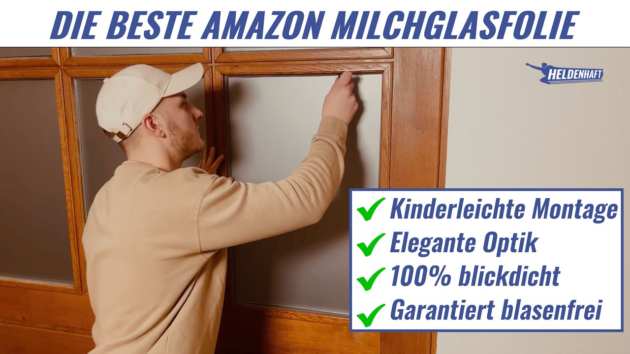selbstklebende Fensterfolie blasenfrei anbringen  ✅  Sichtschutzfolie montieren für Jedermann