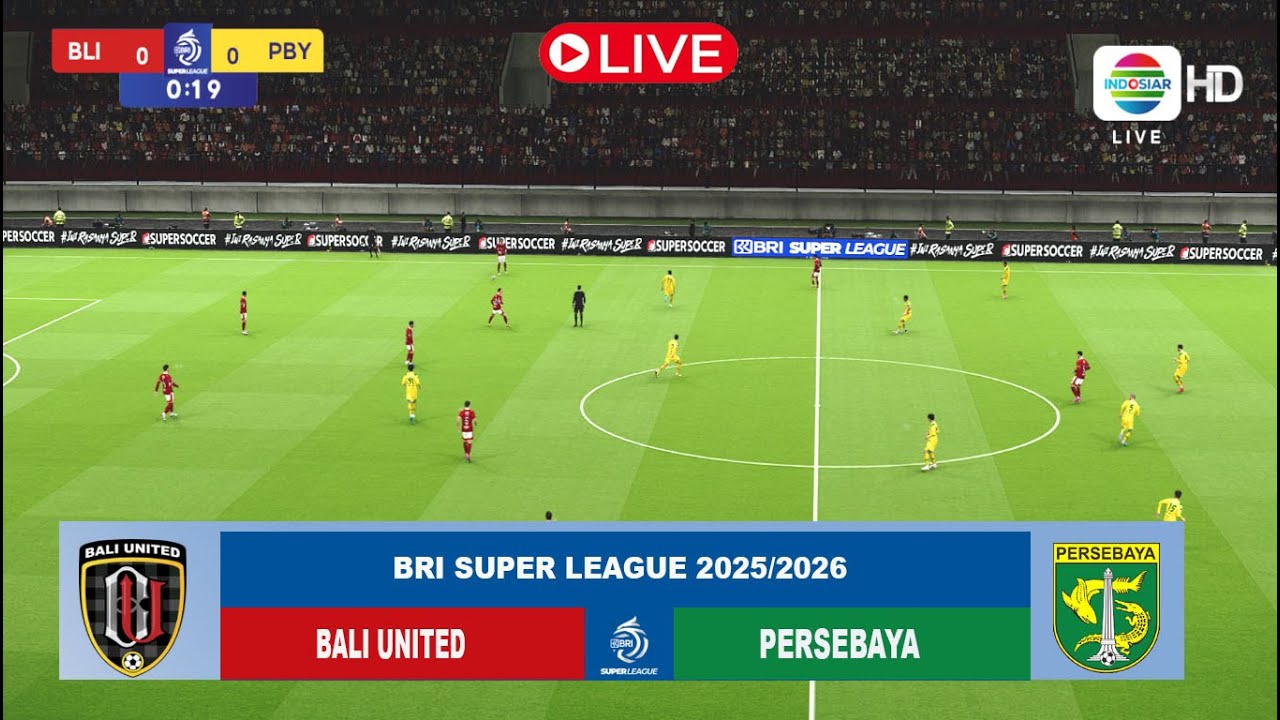 🔴LIVE   BALI UNITED VS PERSEBAYA SURABAYA BRI SUPER LEAGUE 2025 SIMULASI GAME