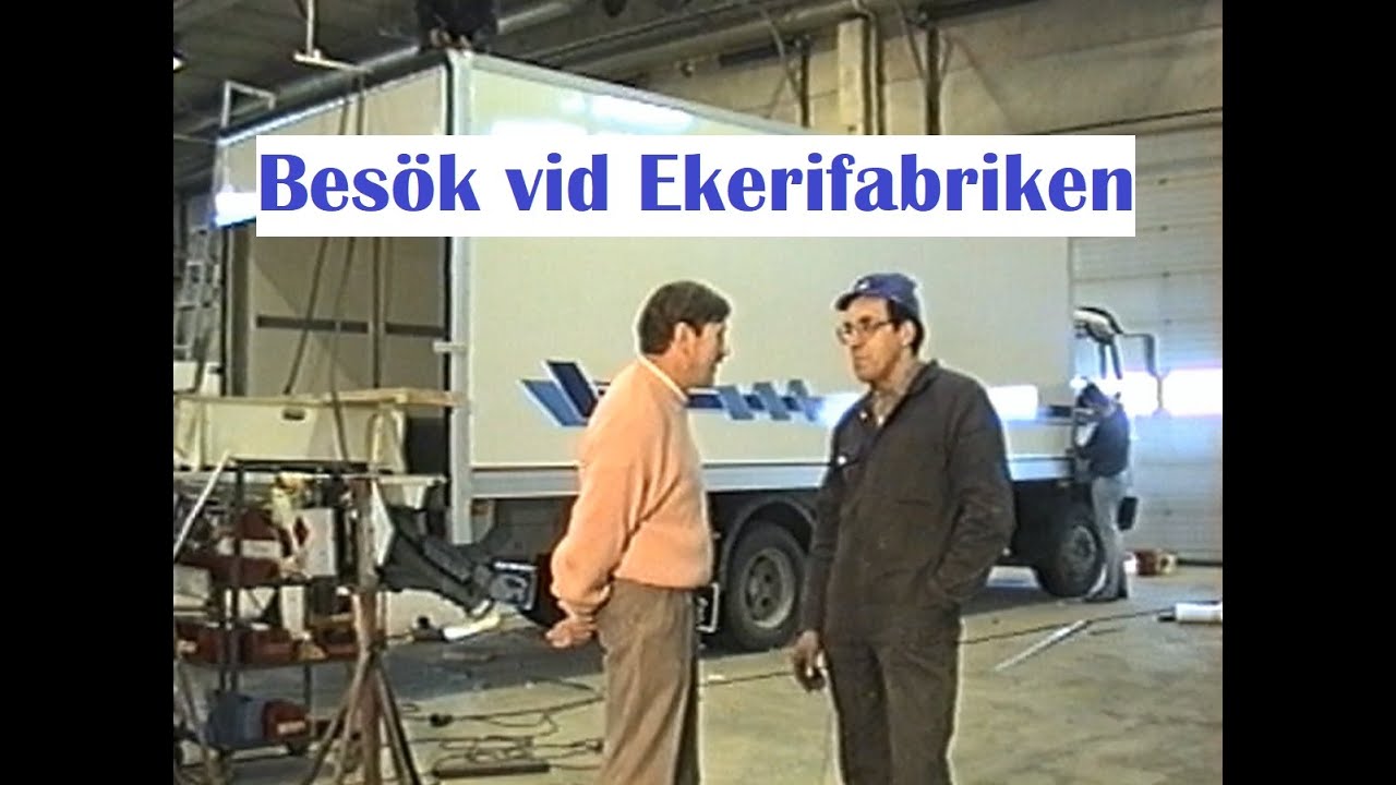 Besök på Ekerifabriken år 1991