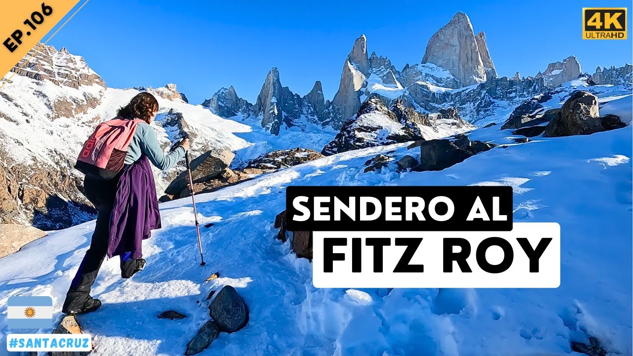 💥 ¿EL MEJOR TREKKING de SUDAMÉRICA? 🏔️ FITZ ROY y LAGUNA de los TRES 🇦🇷 EP.106