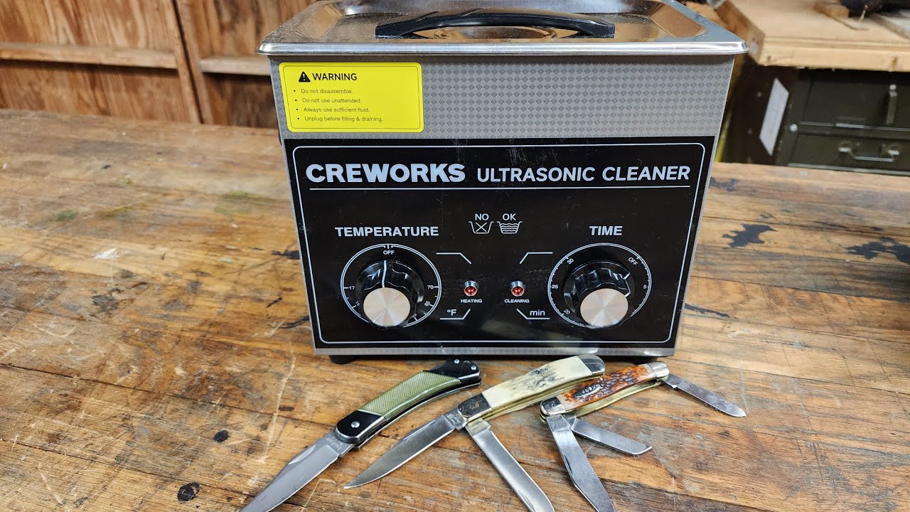 Restoring Vintage Pocket Knives With The Creworks Ultrasonic Cleaner
