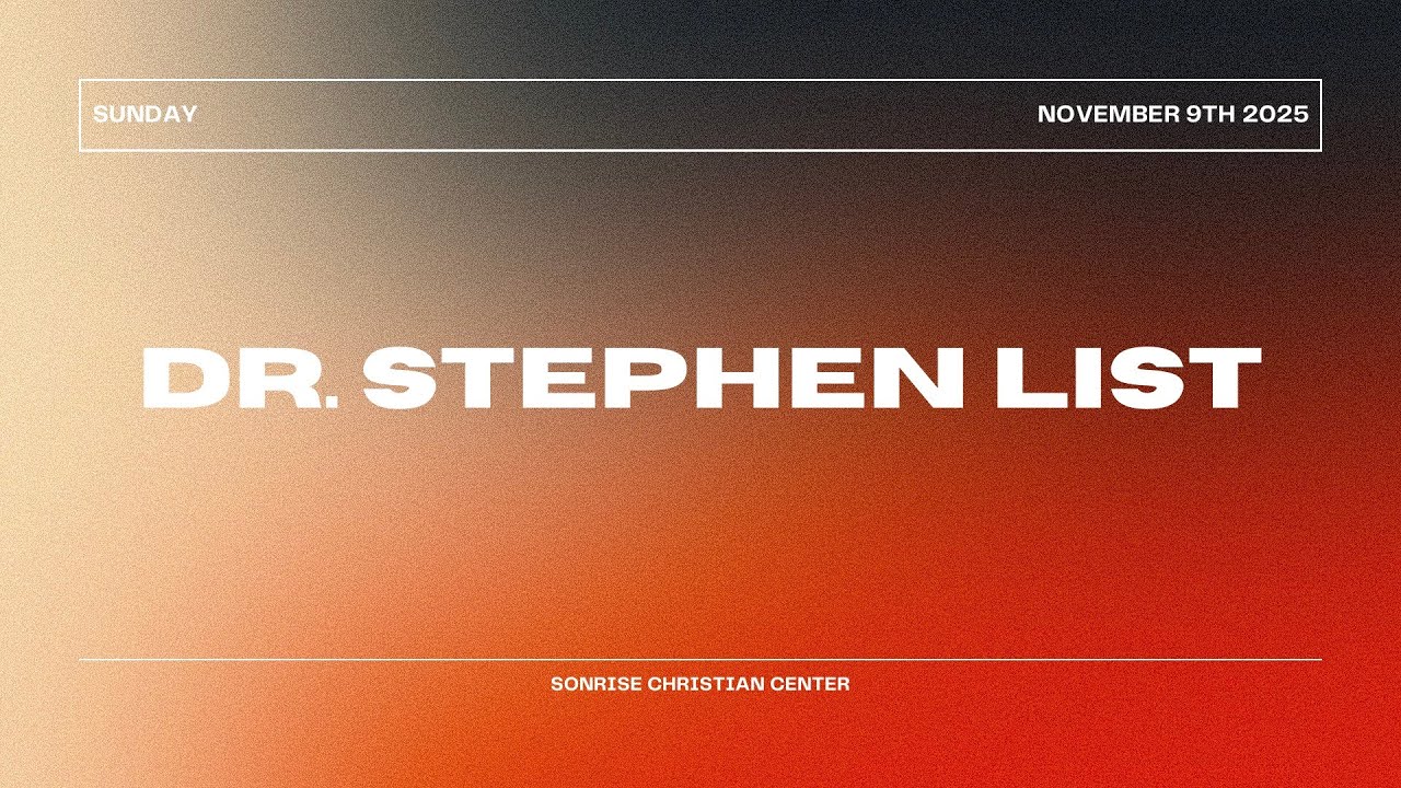 Guest Speaker Dr. Stephen List  || November 9th, 2025 || 915AM Sunday Service
