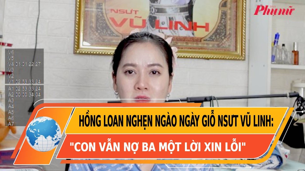 Hồng Loan nghẹn ng&agrave;o ng&agrave;y giỗ NSƯT Vũ Linh: 