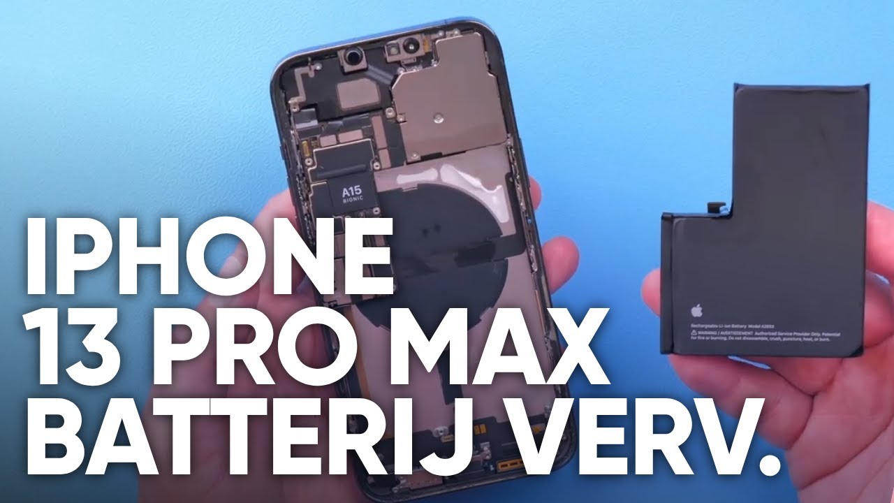 iPhone 13 Pro Max batterij vervangen - Fixje.nl