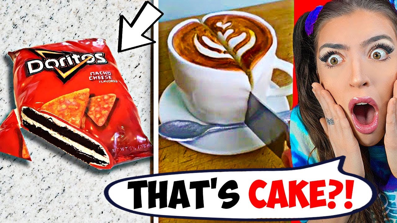 AMAZING CAKES that look like EVERYDAY OBJECTS! *Cake or FAKE CHALLENGE*