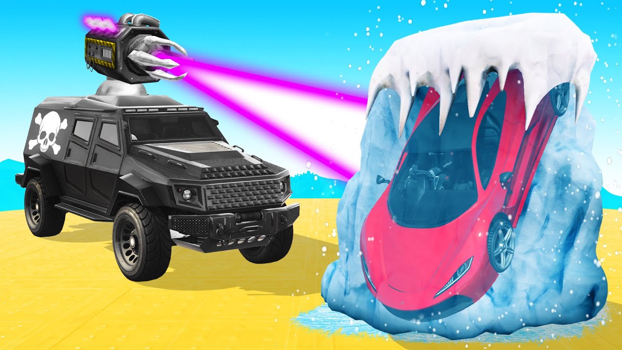 GTA 5 SABOTAGER With FREEZE GUN!