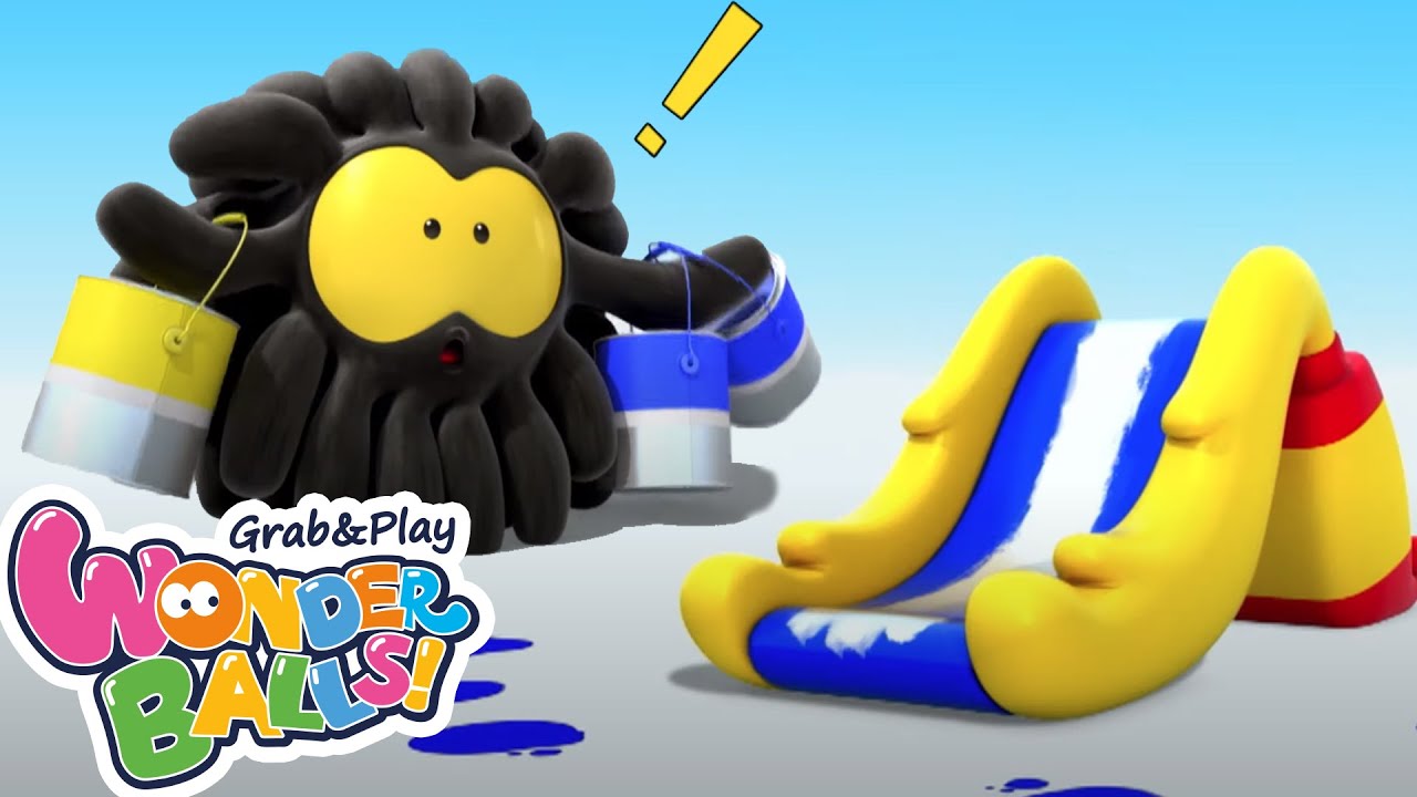 Wonderballs Playground Fun | Squishy Balls | Cartoons for Kids | Painting for Kids