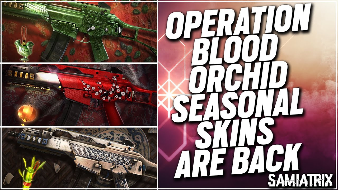*OLD BLOOD ORCHID Seasonal* Skins are back in 2021 | Year of the OX Skin - Rainbow Six Siege