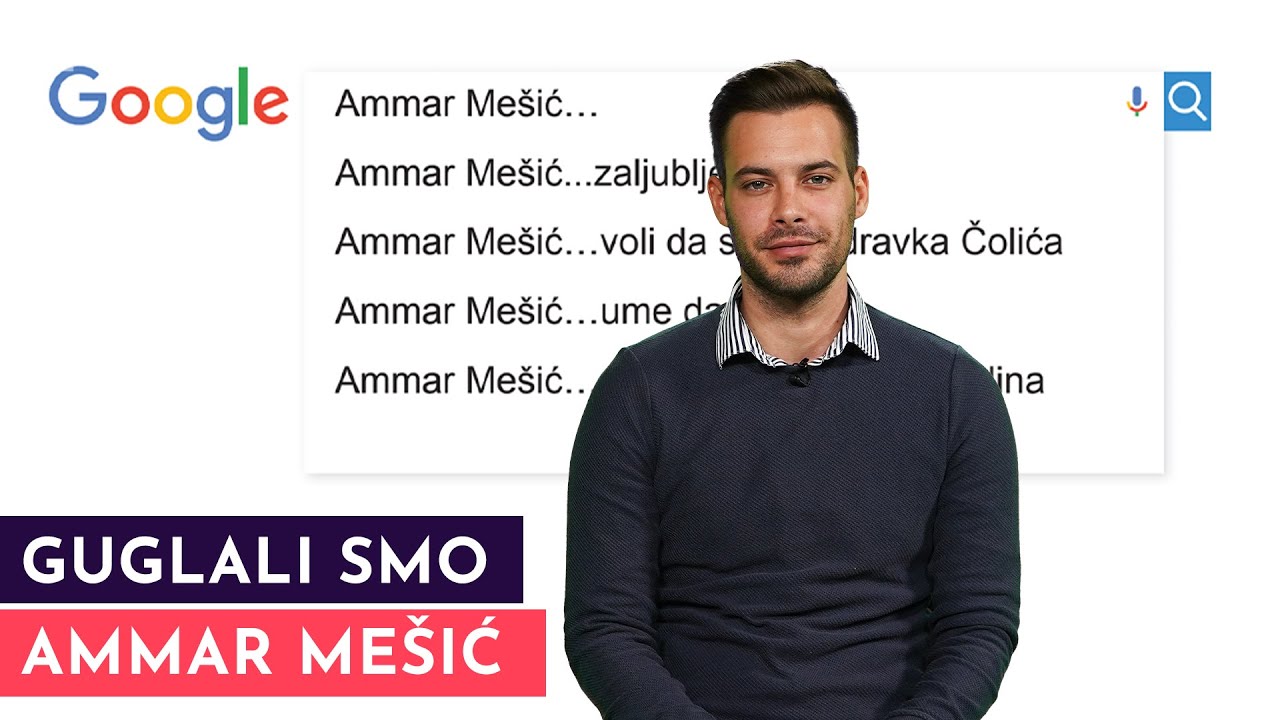 Ammar Mešić: Hteo sam da odustanem od glume i budem konobar!  | GUGLALI SMO | S03E29