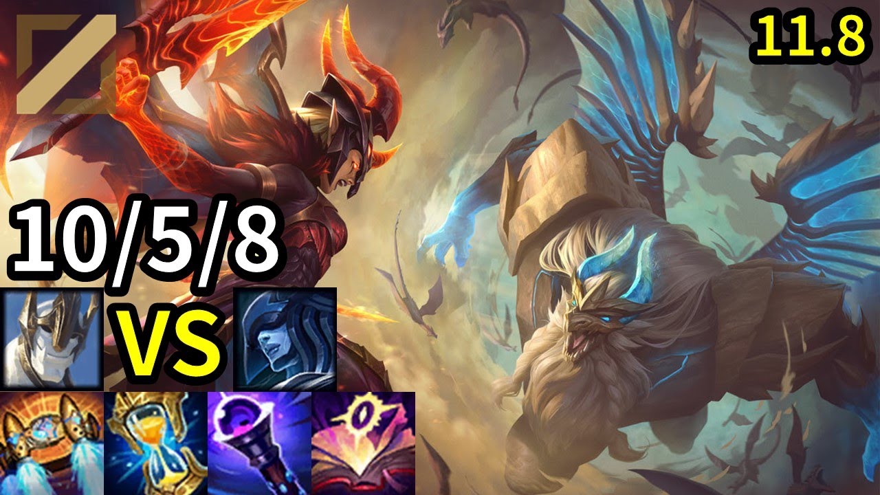 Galio Mid vs Lissandra - KR Challenger | Patch 11.8