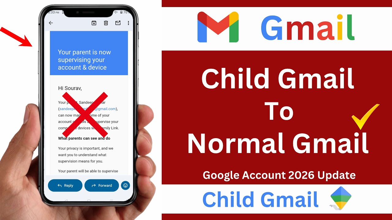 How to Convert Child Gmail Account to Normal (Family Link) | Genuine way