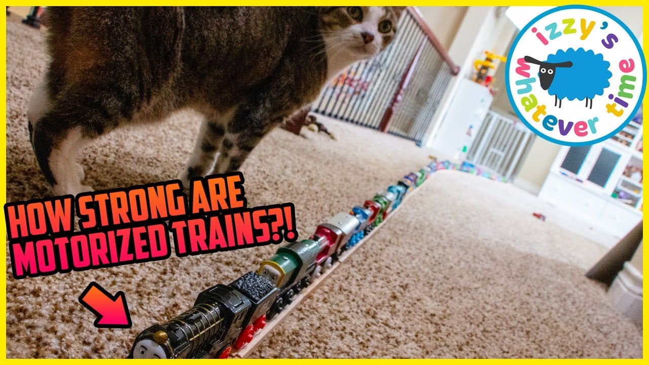 HOW MANY Thomas Trains can a Motorized Pull?! LET'S FIND OUT