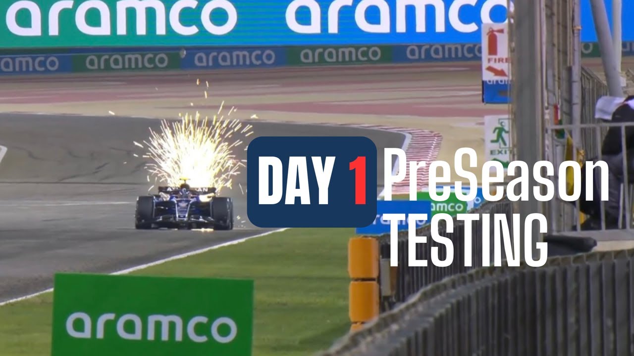 PreSeason testing Day 1 | What happened yesterday in 5 mins