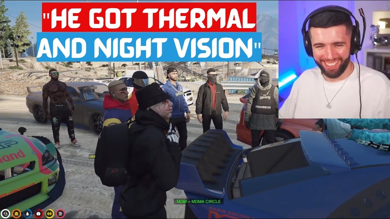 Zerkaa Breaks When Dean Does This | NoPixel Mandem GTA RP