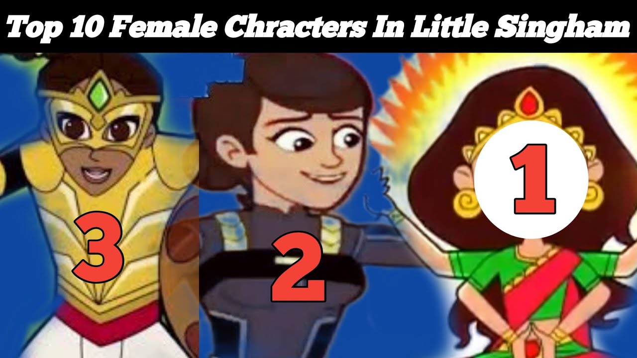 Top 10 Female Characters In Little Singham | ARNIE CREATIONS