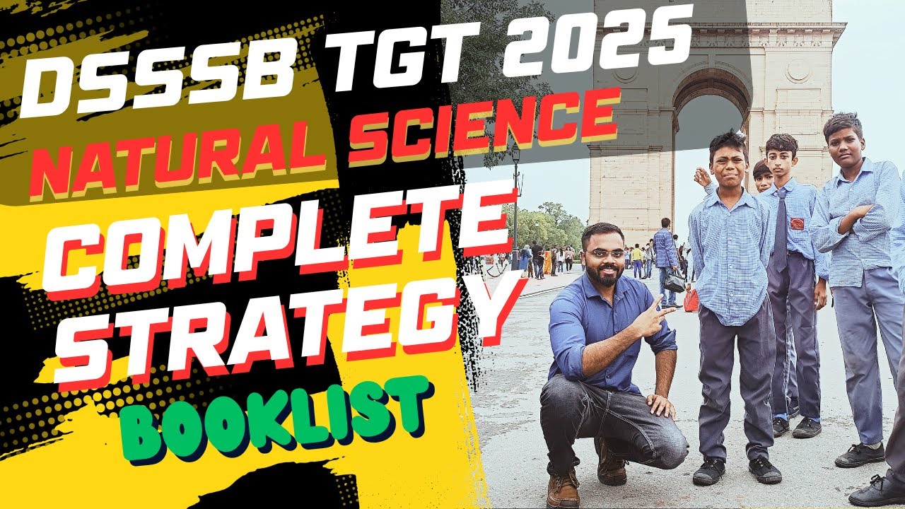 DSSSB TGT Natural Science 2025 Strategy & Booklist