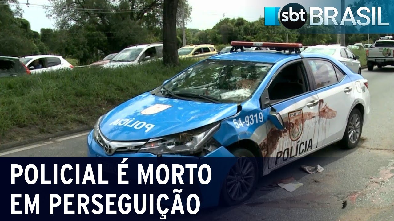 Policial militar é morto em perseguição no Rio de Janeiro | SBT Brasil (12/10/20)