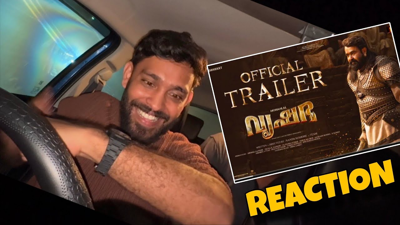 Vrusshabha Official Trailer Reaction | Mohanlal | JM Cinema Journey 
