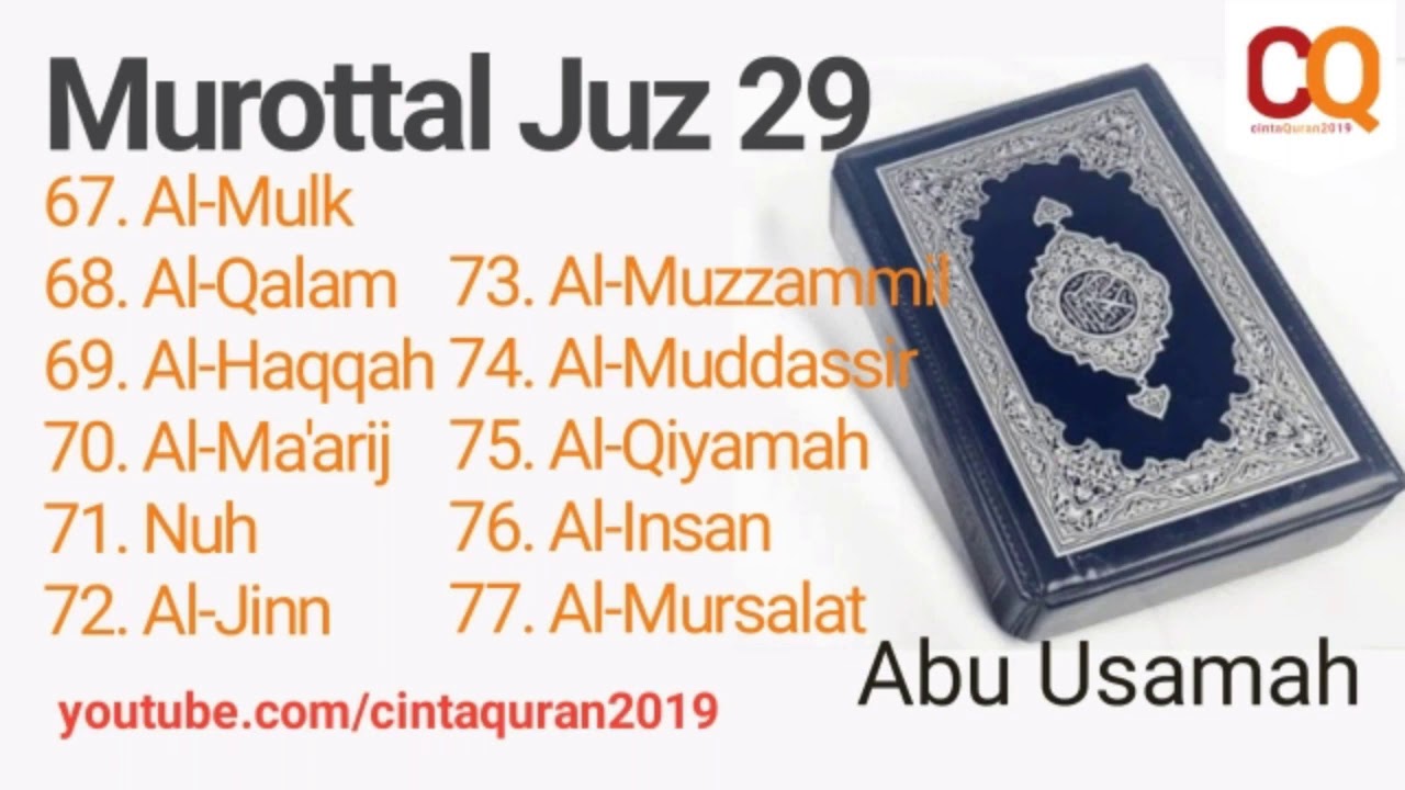 Full JUZ 29 l Abu Usamah