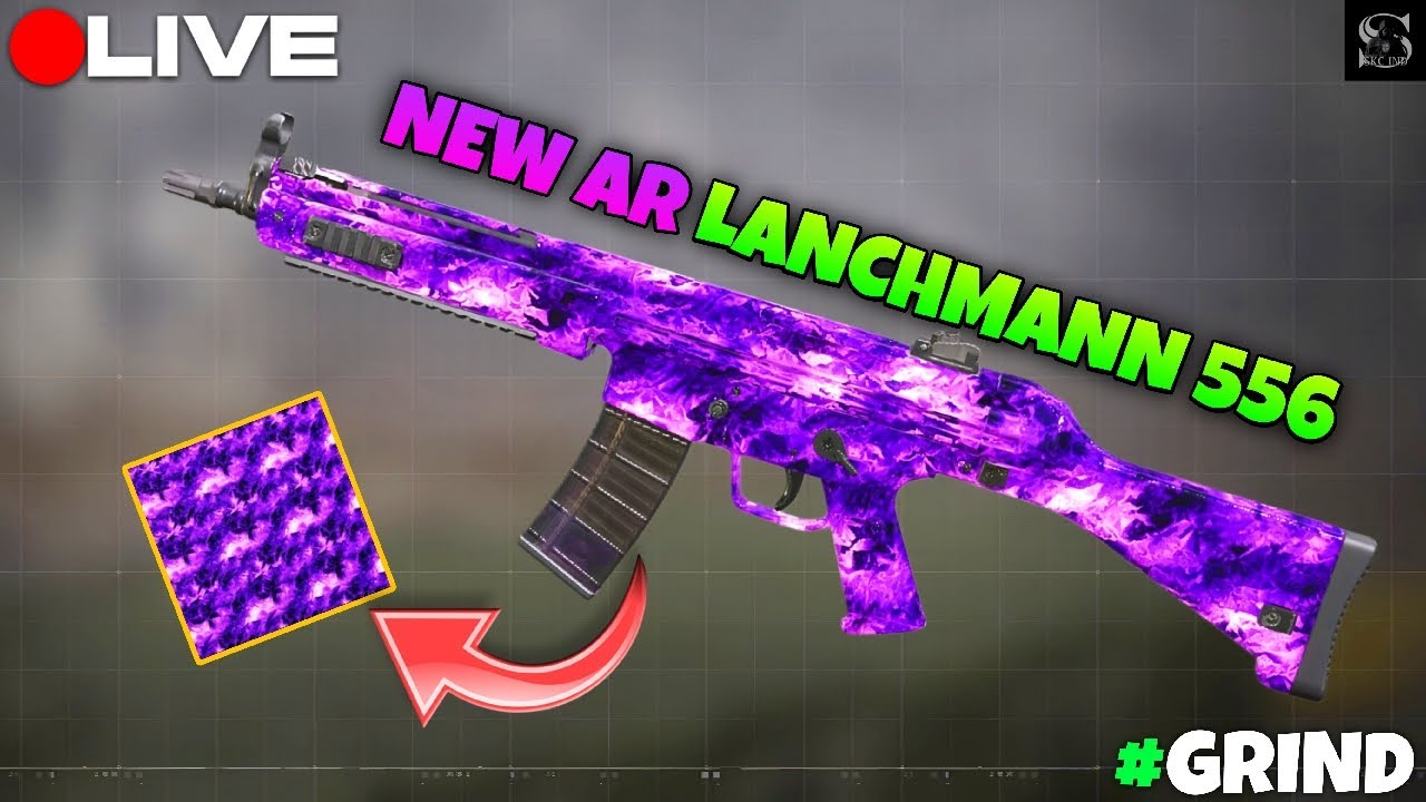 🔴Aether Crystal Camo Grind For New AR Lanchmann 556 in COD MOBILE | 🔴CODM LIVE
