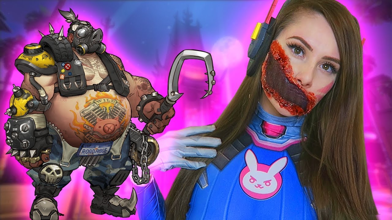 Урок по созданию образа на Хэллоуин от ROADHOG HOOKED DVA