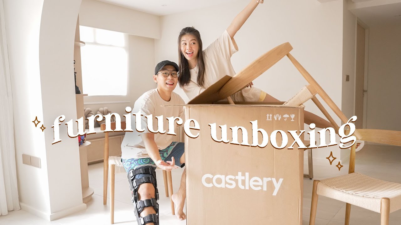LIFE WITH DAN & AMELYN EP 7 - UNBOXING FURNITURE