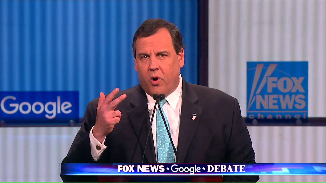 GOP Debate: Chris Christie says Hillary Clinton not qualified to be POTUS.