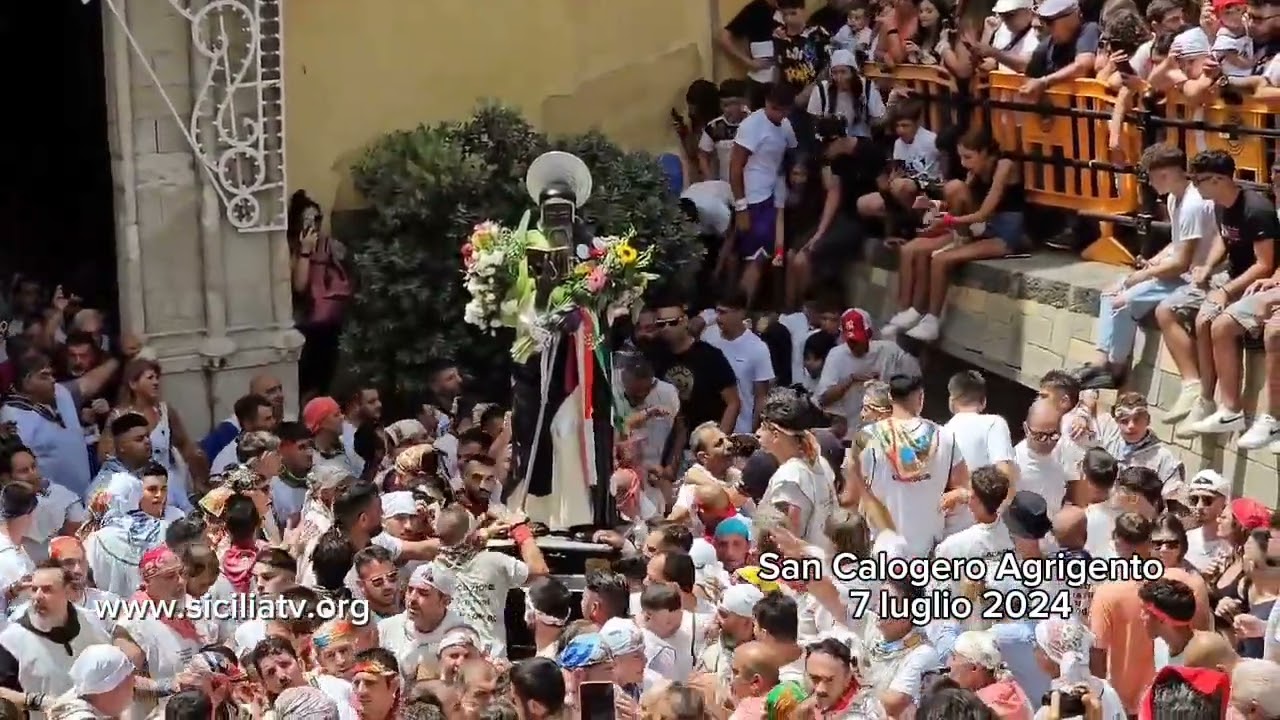 www.siciliatv.org - Festa di San Calogero Agrigento, domenica 7 luglio 2024