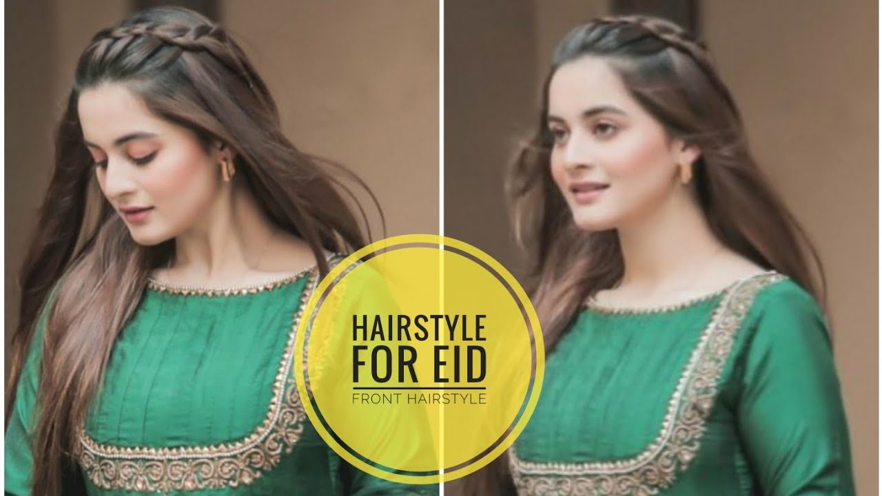 Aiman Khan Hair Tutorial | open Hair Hairstyle for Eid || EasyHairstyles