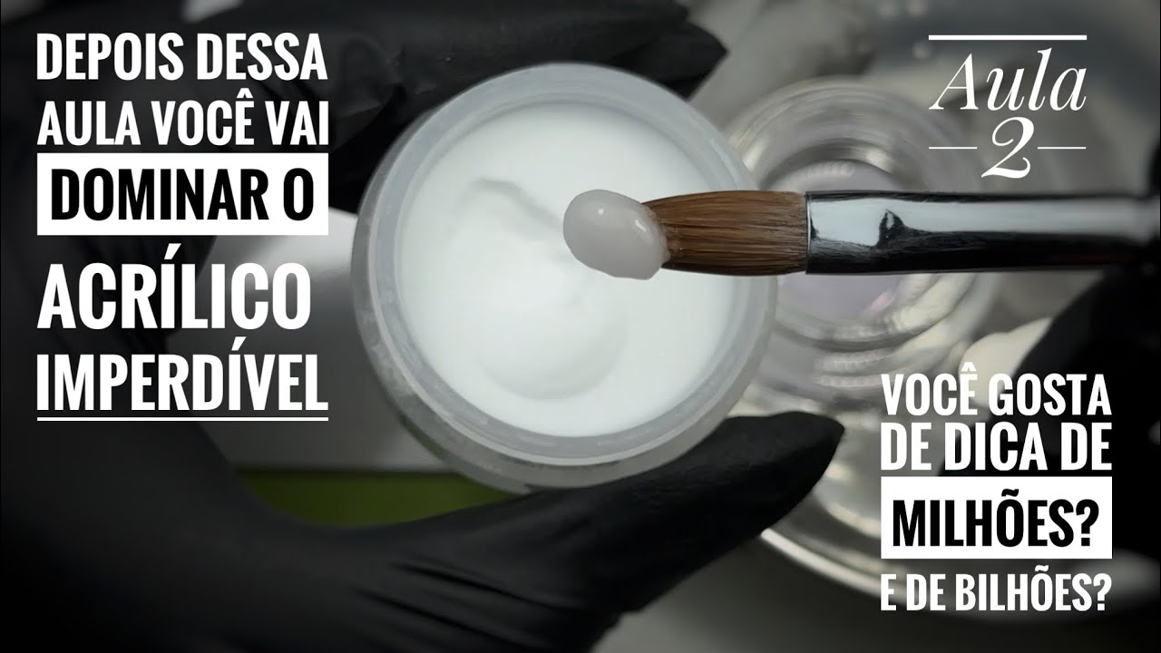 Como trabalhar com acrílico para iniciantes/ alongamento de unhas para iniciantes/ acrílico 
