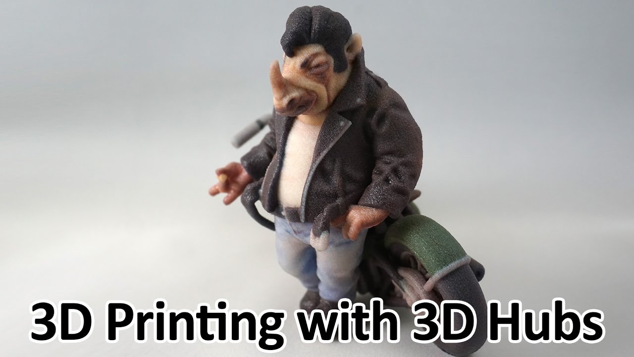 Getting your work 3D printed through 3D Hubs
