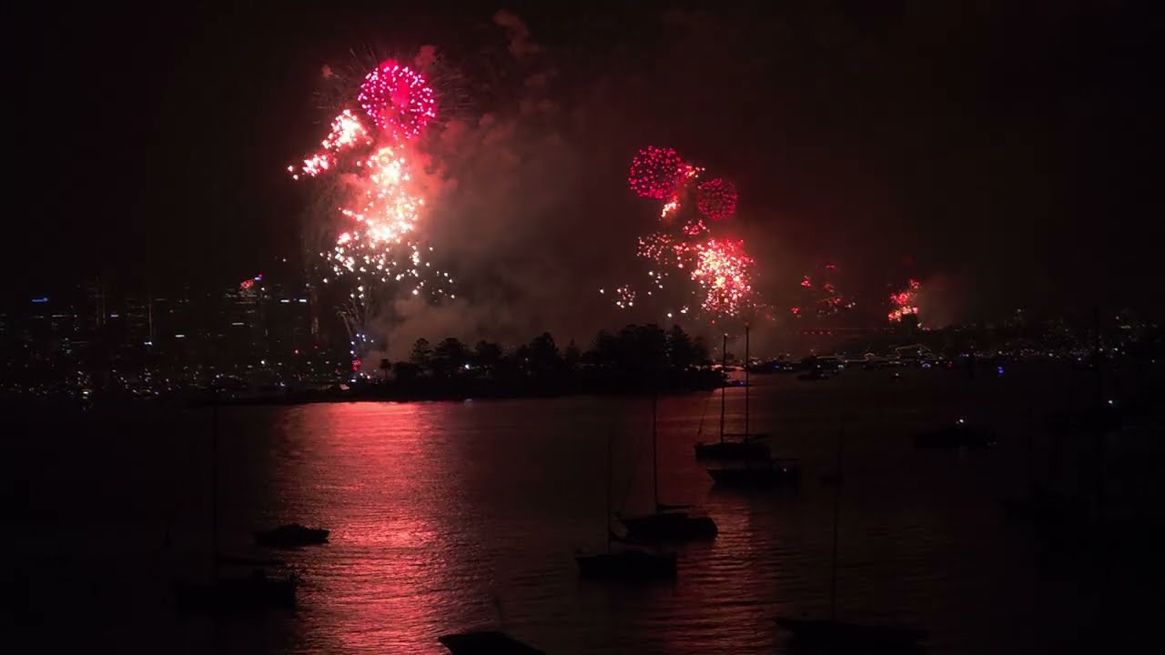 Sydney fireworks (the midnights) 2025➡️2026
