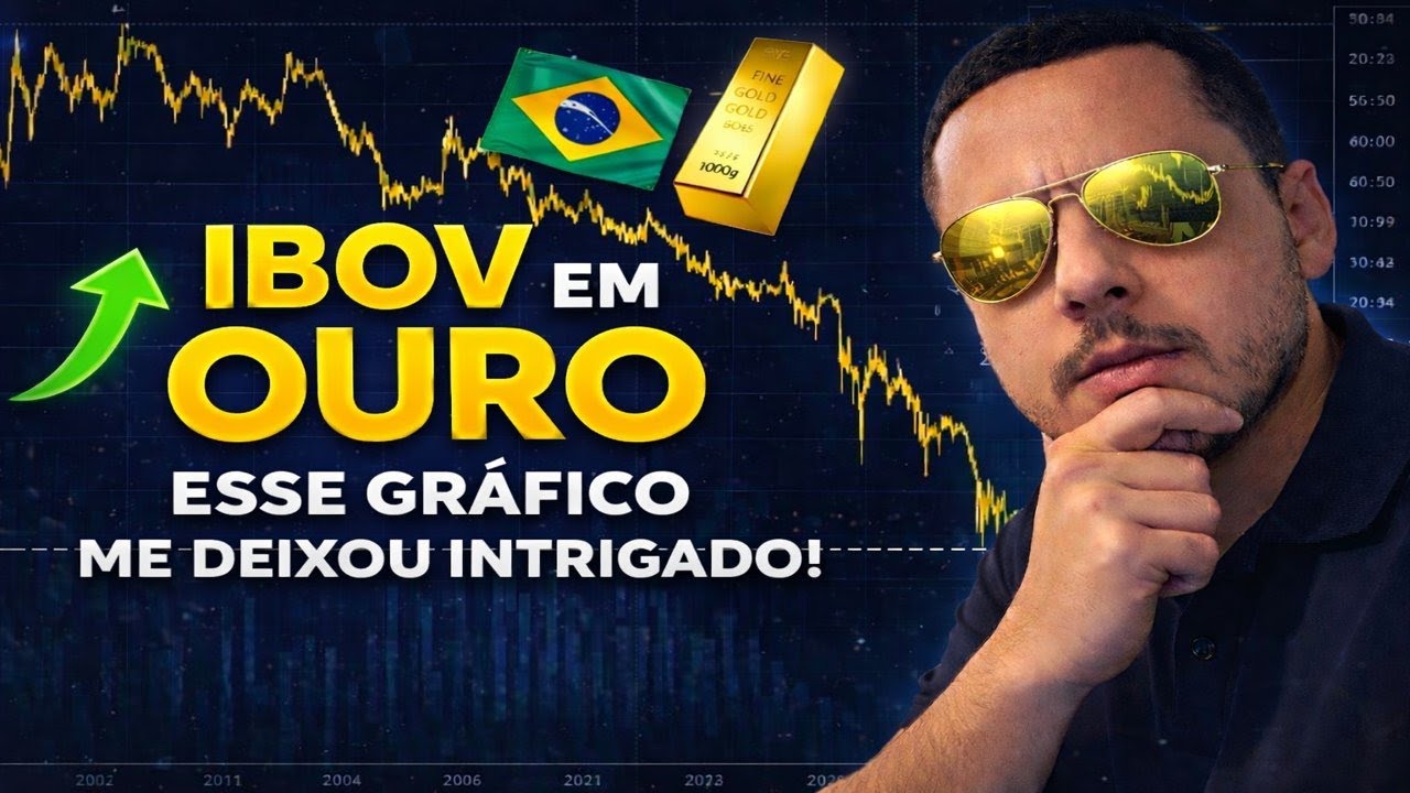 IBOV em OURO : esse gráfico me deixou intrigado! A alta está só começando?