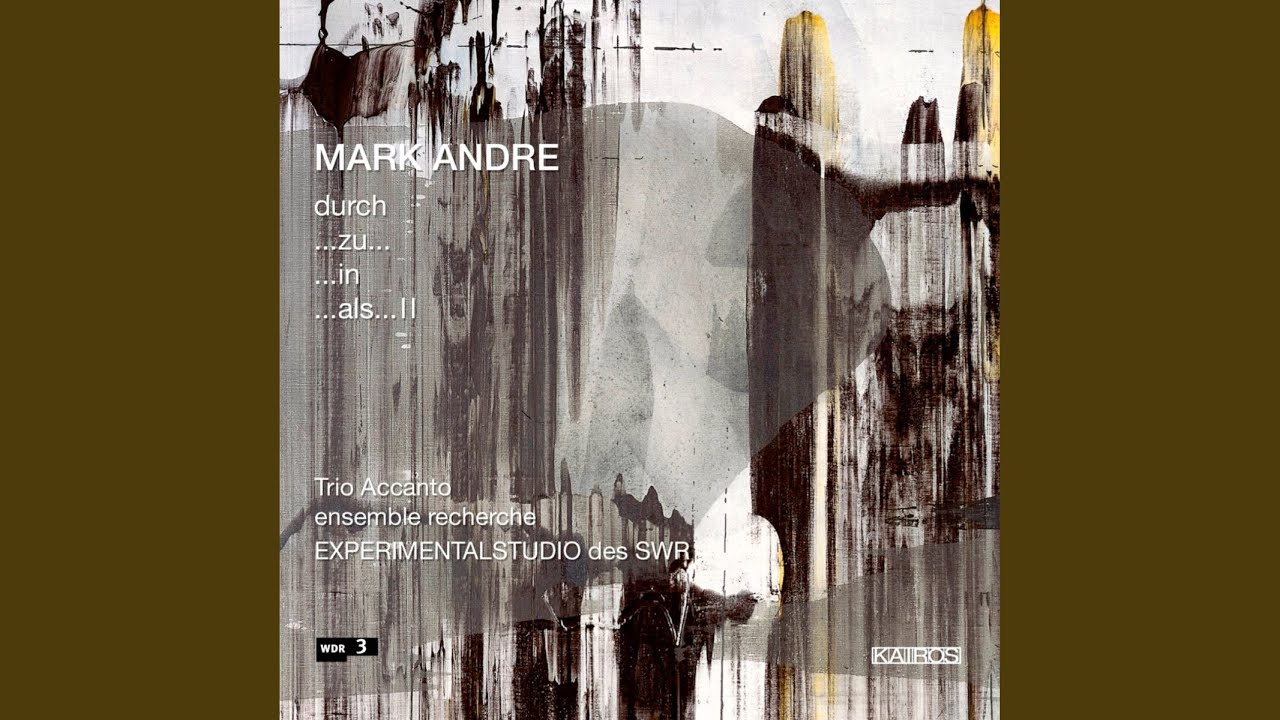 Durch (2004-05) for Saxophone, Percussion and Piano