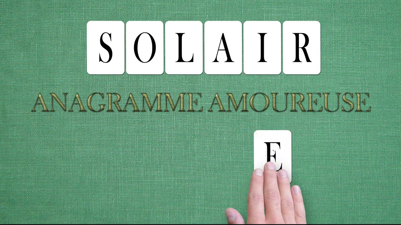 L'Anagramme Amoureuse - Jean-Pierre Descombes