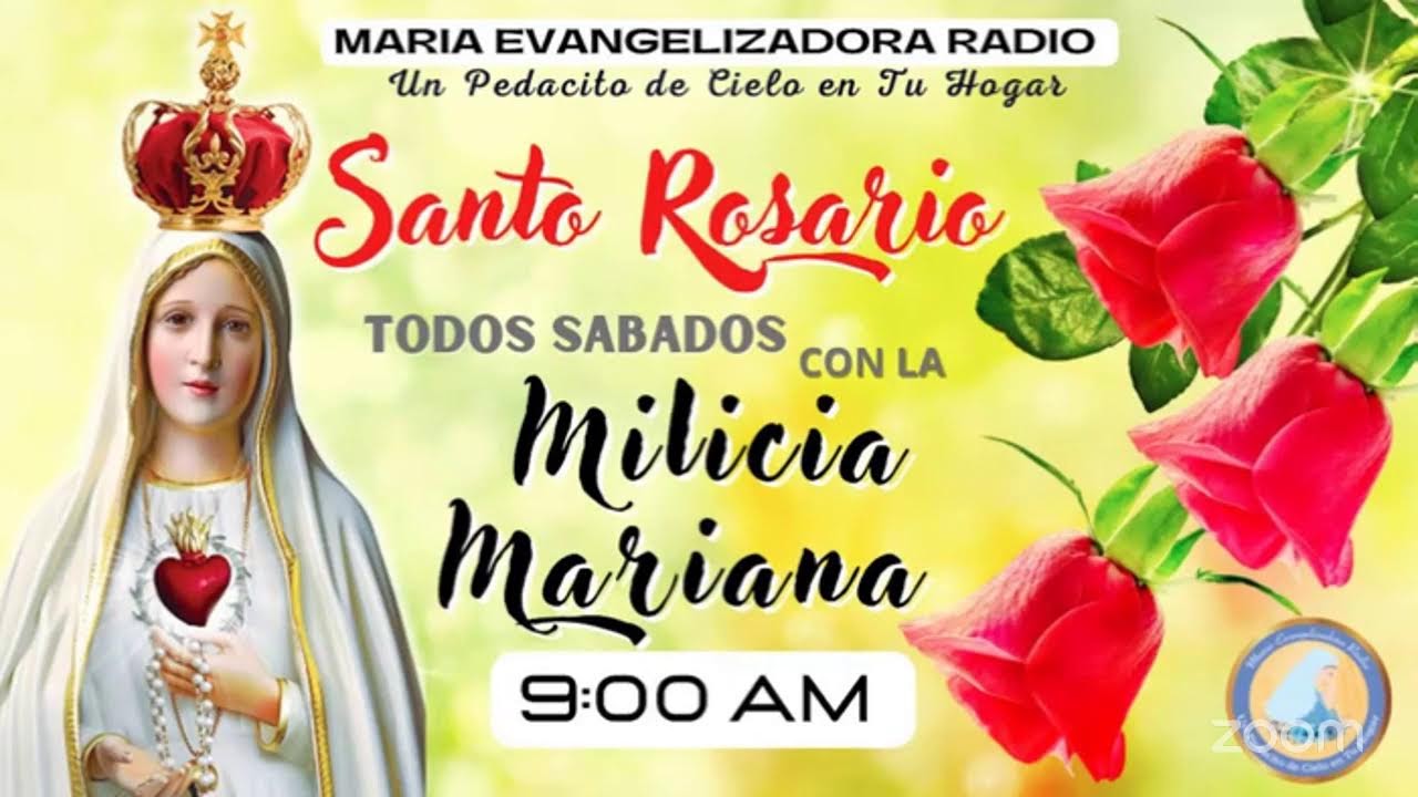 ROSARIO DE GOZO CON LA MILICIA MARIANA DE MER POR EL BATALLÓN DE MEXICO