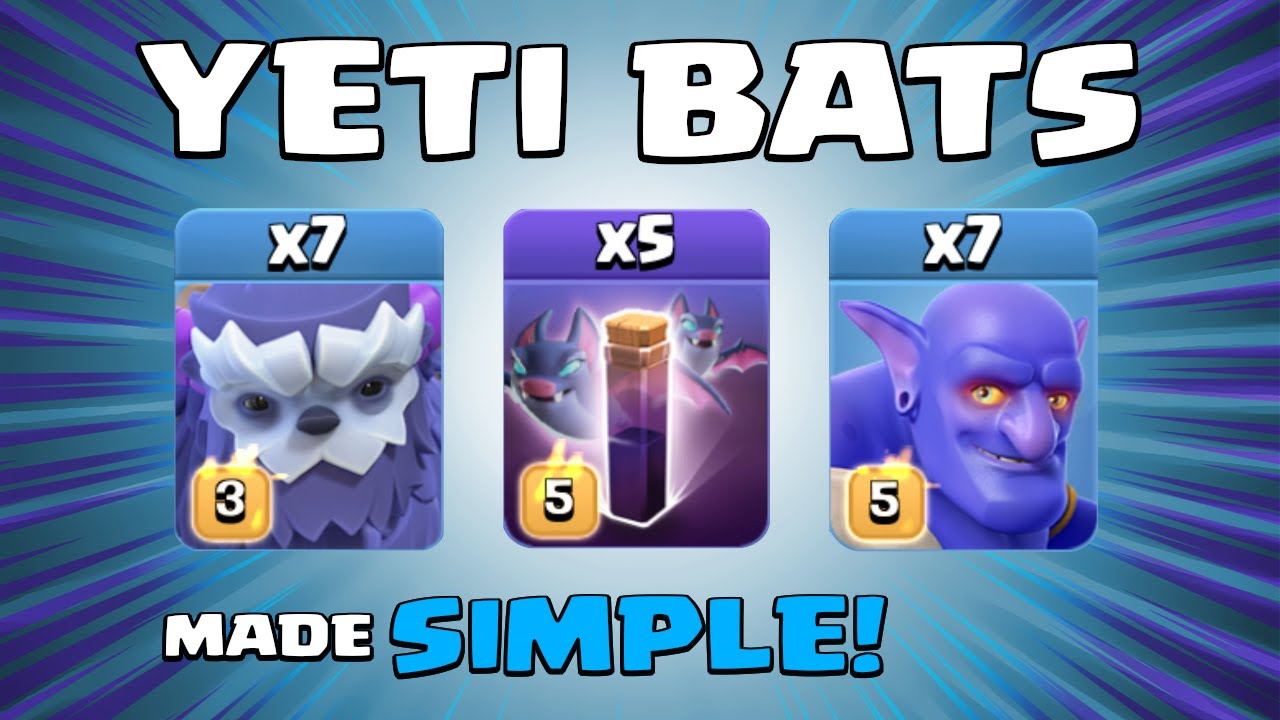 YETIS + BATS AT TH13 = STILL AMAZING! TH13 Attack Strategy | Clash of Clans