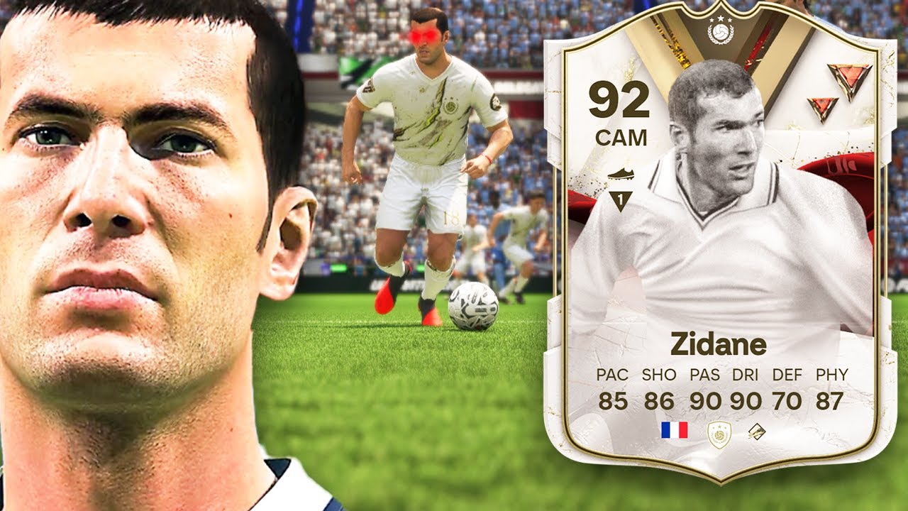 92 ULTIMATE DYNASTIES ICON ZIDANE IS INSANE IN EA FC 24!!