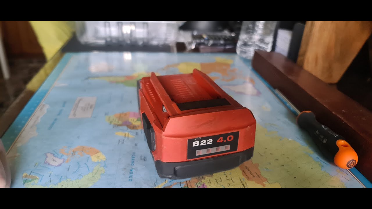 Hilti b22 battery disassembly