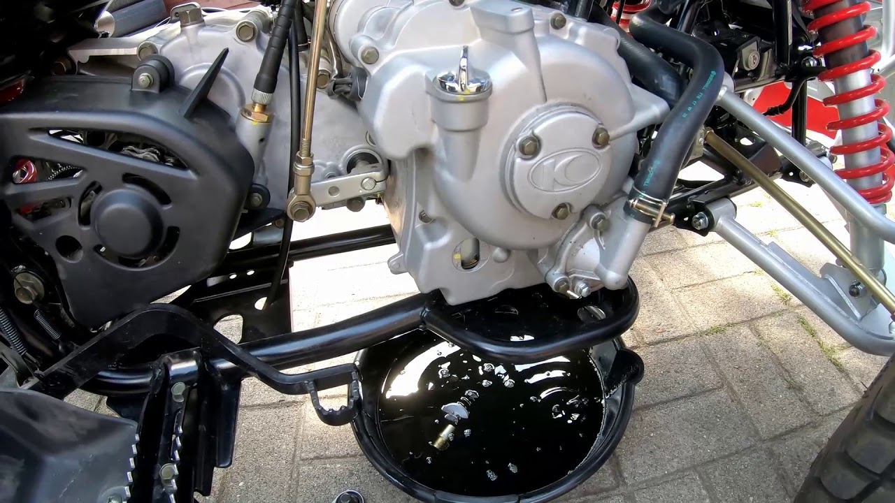 Kymco Maxxer 300 Inspektion 500 km  ATV Quad Öl und Getriebeölwechsel MXU
