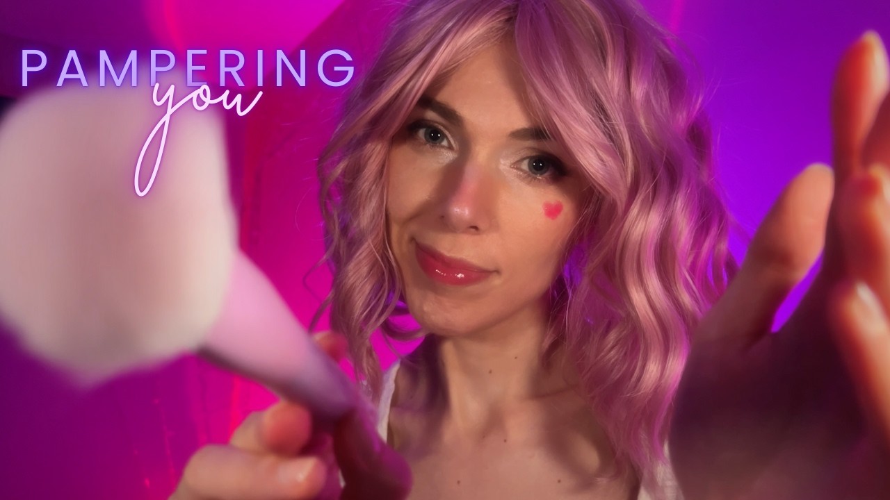 ASMR Pampering You in Pink for Valentine's Day 💖 Personal Attention
