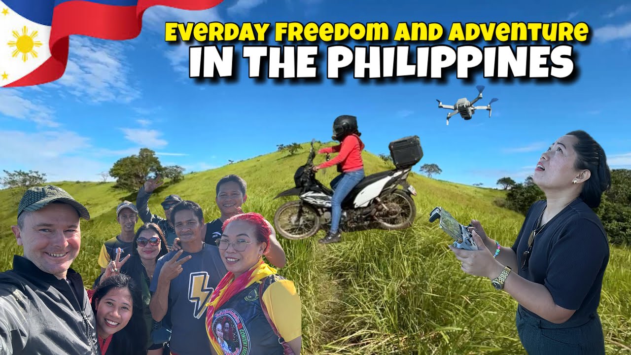 Filipina Extreme Off Road Adventure, Sister learns To Fly!