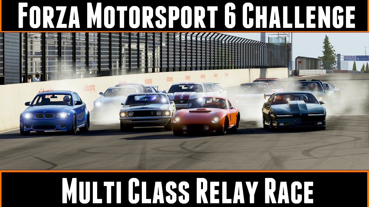 Forza Motorsport 6 Challenge Multi Class Relay Race