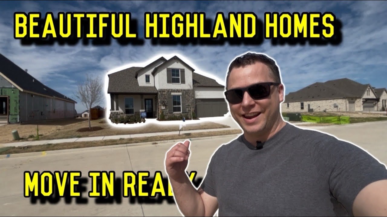 Beautiful Highland Homes with 70 foot wide lots in Waxahachie, TX!